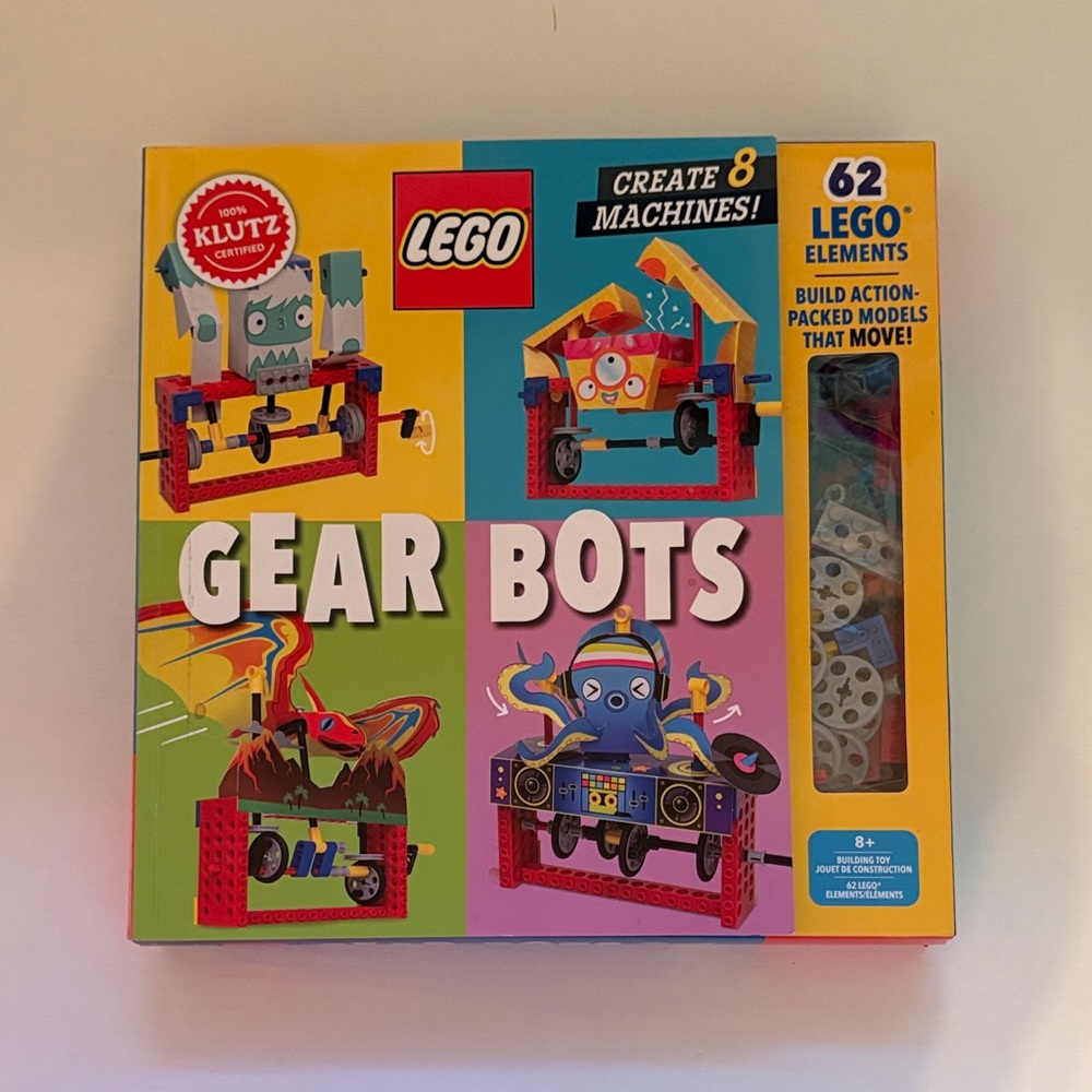 LEGO Gear Bots Building Set - Red, Blue, Yellow